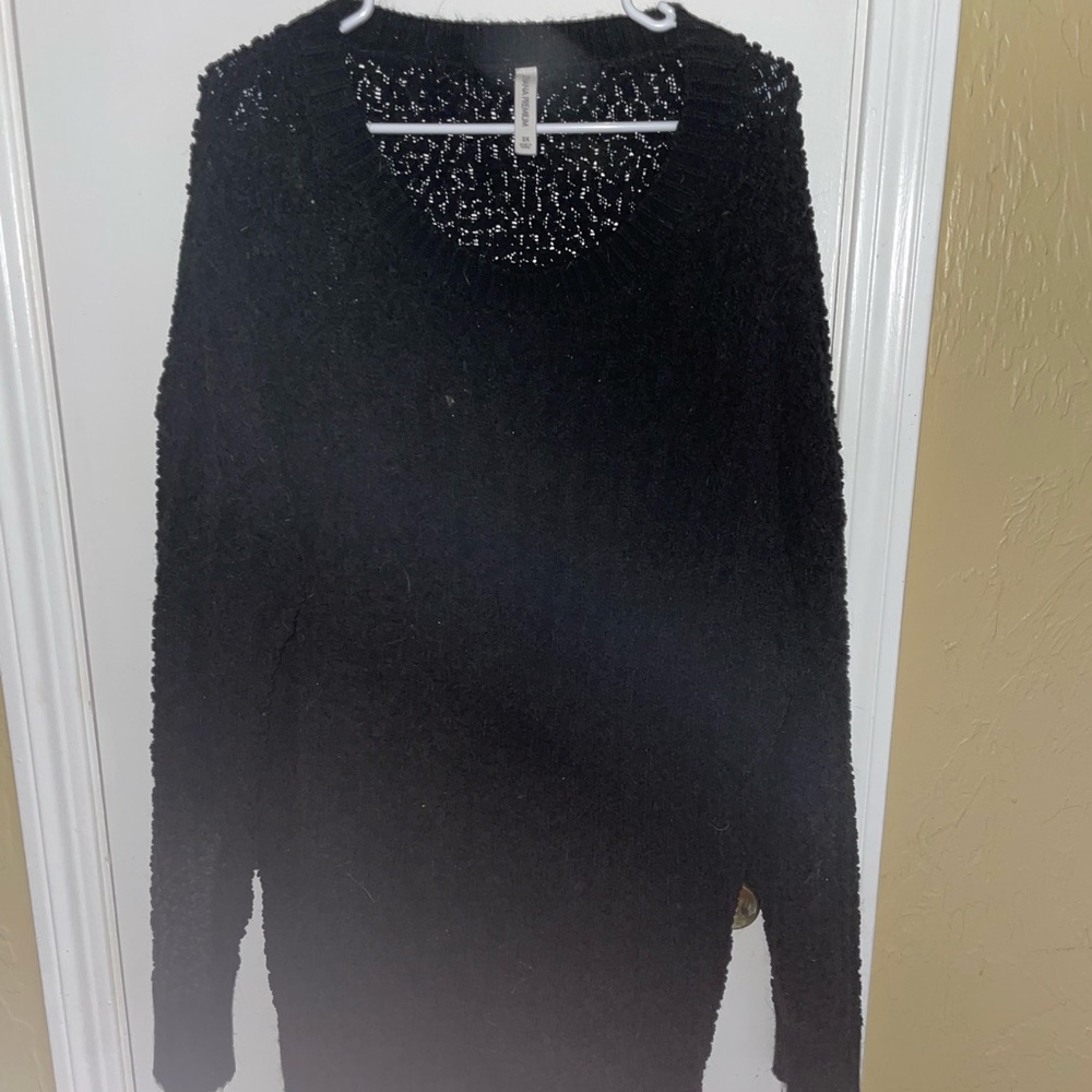 Zenana Black oversized sweater